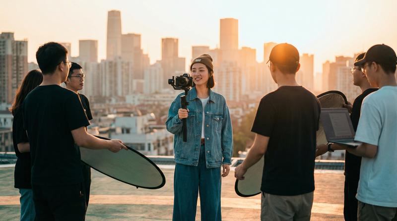 抖音风短视频-户外拍摄花絮