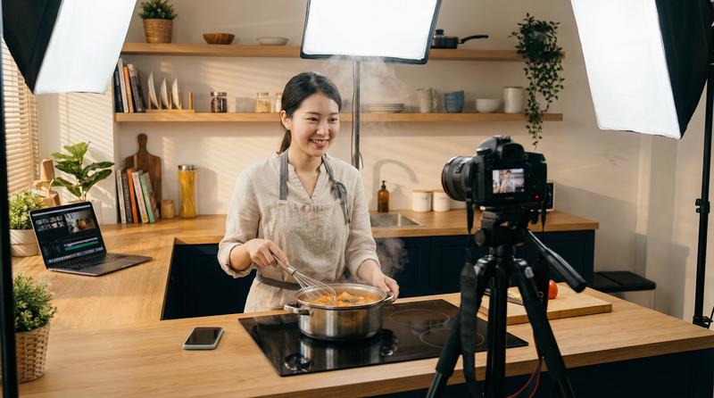 抖音风美食视频教程